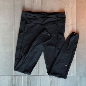 BLACK FULL LENGTH LULULEMON LEGGINGS